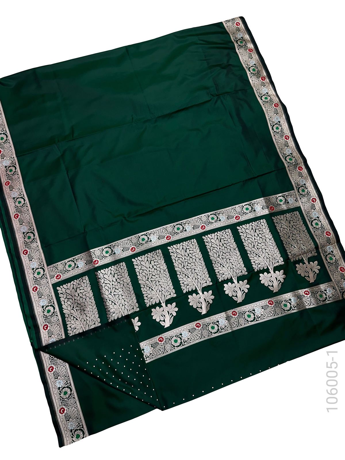 Mashru Silk Resham and Zari Designer Border Work Banarasi Saree - Fashionchowk